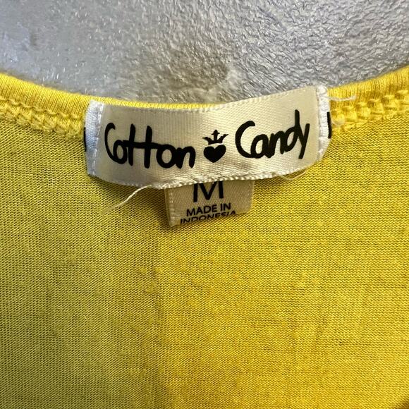 Cotton Candy Yellow Tank Top - Size M - Picture 4 of 9